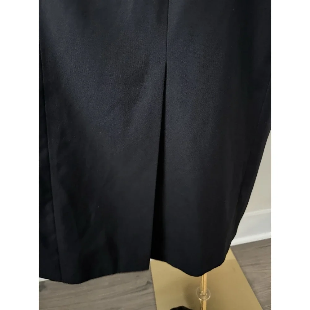 Venezia Women's Size 20 Black Wool Blend Overcoat Plus EUC - Picture 7 of 12